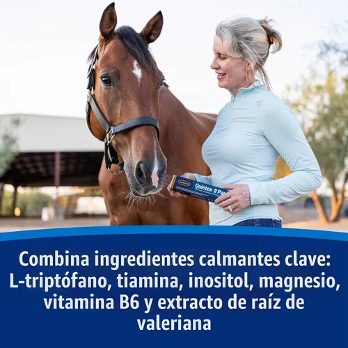 Vista 8 de Farnam Quietex II - Suplemento calmante para caballos, ayuda a controlar el comportamiento nervioso y mantener a los caballos tranquilos
