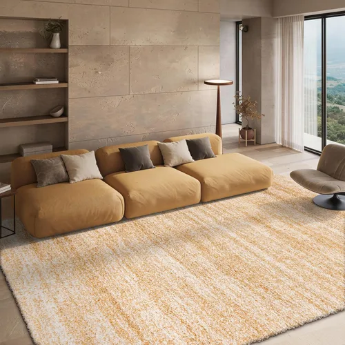 Vista 33 de SAFAVIEH Hudson Shag Collection - Alfombra decorativa de 2 x 3 pies, color marfil y azul marino, no desprende pelusa y de fácil cuidado, 2 pulgadas