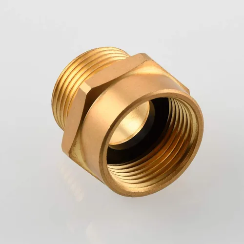 Vista 3 de Tecmolog Conector de accesorios de tubería de latón G 1/2 rosca hembra (Métrico BSP) a US 1/2 NPT macho adaptador convertidor de montaje de tubería
