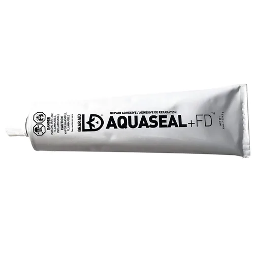 Vista 10 de GEAR AID Aquaseal FD - Adhesivo de reparación flexible y duradero para fijar desgarros y agujeros en vadeadores, trajes de neopreno, inflables