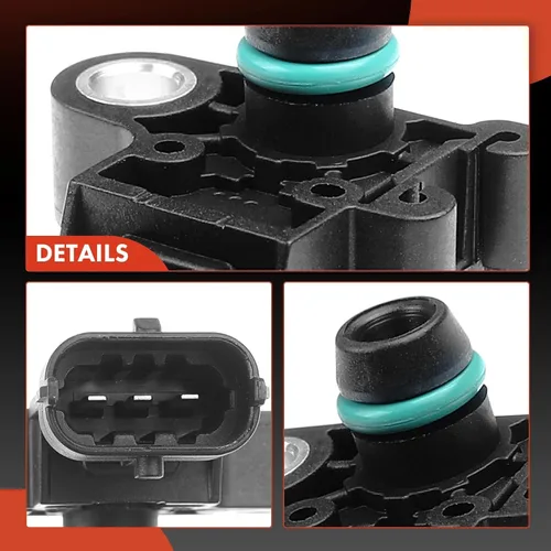 Vista 7 de A-Premium - Sensor de mapa de presión absoluta del colector compatible con Buick y GMC para Buick Regal y Cadillac Escalade y Chevrolet Camaro