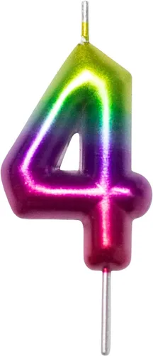 Vista 256 de DERVENTA Vela con números de 2.36 pulgadas, decoración perfecta para cumpleaños, brunch, postre, pastel, 1 pieza (número 0 rosa)