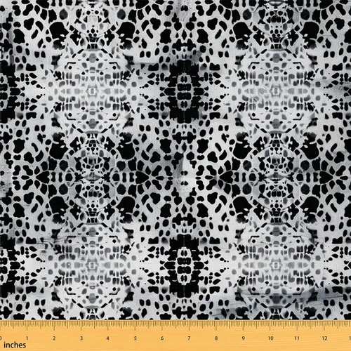 Vista 26 de Feelyou Tela Geométrica Bohemia por Yarda, Tela de Tapicería Étnica a Rayas Bohemia para Sillas, Tela Decorativa de Tradición Retro para Tapicería