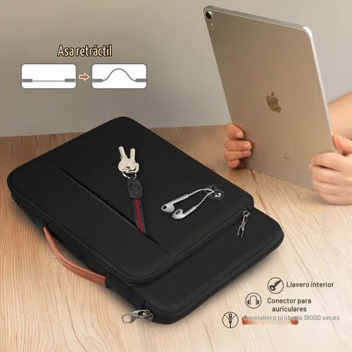 Vista 2 de Fintie 12.9-13 pulgadas Tablet Laptop Sleeve Case, Maletín Bolsa de hombro
