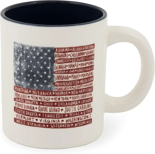 Vista 6 de Boston International Taza de cerámica para café/té, 12 onzas, Bee Haven