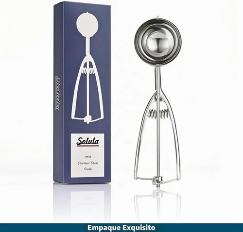 Vista 8 de Cuchara Grande de Acero Inoxidable para Muffins, Dispensador de Masa para Cupcakes, Cuchara Grande para Masa de Helado, Cupcakes y Muffins, Acero