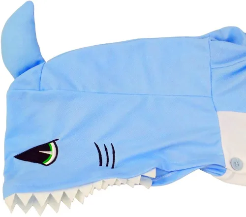 Vista 5 de WOTOGOLD pijamas disfraz en forma de tiburón para adulto, ideal para Cosplay