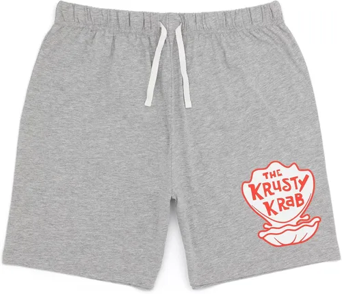 Vista 5 de SpongeBob SquarePants Conjunto de pijama para hombre, camiseta de manga corta y pantalones cortos para adultos, ropa de descanso de hamburguesa