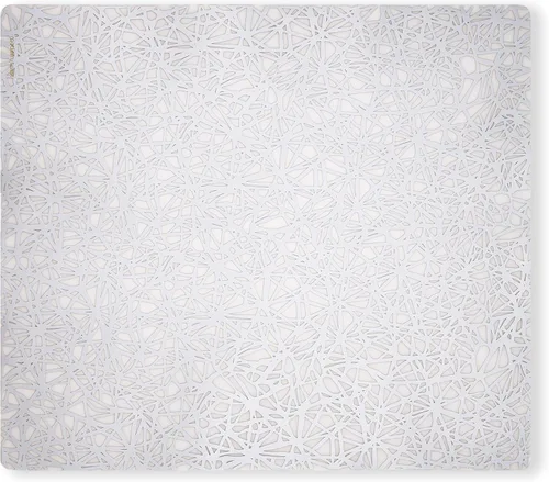 Vista 36 de Modern-Twist Mantel individual rectangular de silicona de 14 x 16 pulgadas, 100% silicona de grado alimenticio, estampado Asawa en niveles, paquete