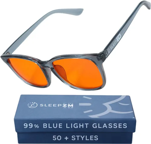 Vista 22 de Sleep ZM Blue Light Blocking & Light Sensitivity Glasses - 14 Lens Types for Comfort, Relaxation, Sleep & Relief