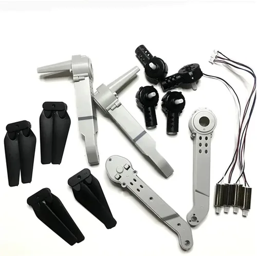 Vista 2 de Ajuste para E88 teng1 E88 pro rc Mini Drone Accesorios S89 S85 Rc Quadcopter Piezas de repuesto Accesorios Motores Hojas de hélice Kit de brazo