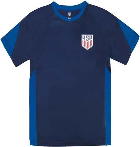 Vista 8 de Icon Sports Official Licensed US Soccer USMNT Youth Kids Game Day Shirts Athletic Active Training Game Tee Top
