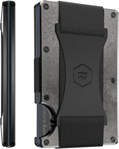 Vista 16 de Cartera Ridge para hombres - Cartera delgada minimalista compacta y tarjetero, carteras de bolsillo frontal con protección RFID para hombres