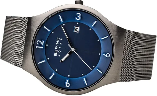 Vista 2 de BERING Men Analog Solar Collection Watch with Stainless Steel Strap & Sapphire Crystal