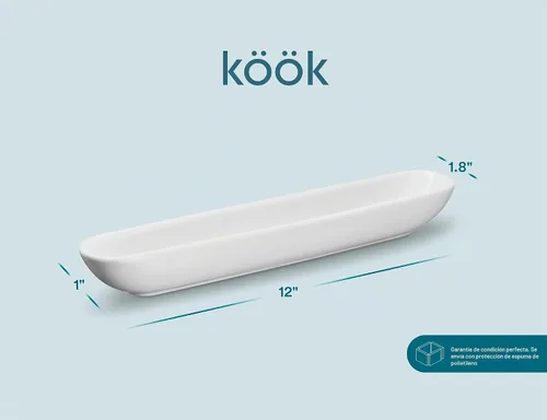 Vista 6 de KooK Bandeja de bote de oliva, juego de 2, bandeja de charcutería, suministros de mesa de pasto, accesorios para tabla de charcutería, plato
