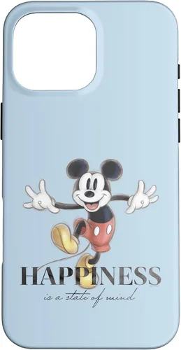 Vista 19 de Disney 100 aniversario Mickey Mouse D100 Quote Happiness Case para iPhone 17