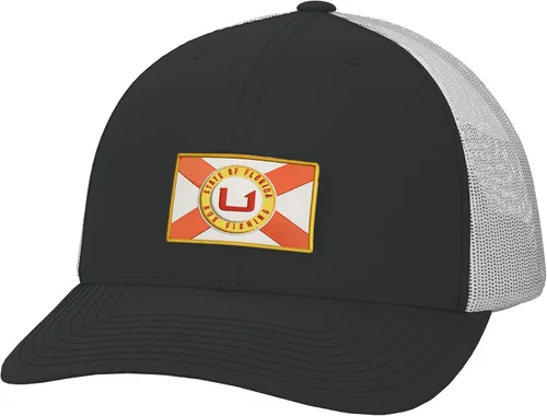 Vista 26 de HUK - Gorra de camionero de malla para hombre con cierre a presión Gorra de pesca antirreflectante