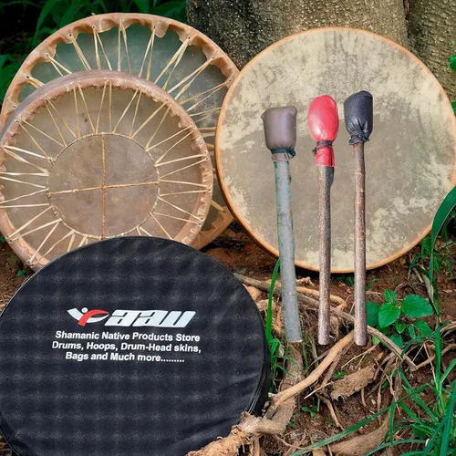 Vista 6 de Shaman Native American Drumbeater/Stick (negro)