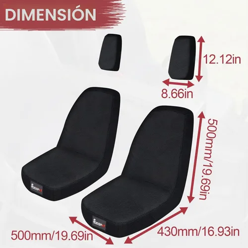 Vista 7 de StarknightMT UTV Rhino Fundas de Asiento Resistentes al Agua Fundas de Asiento Compatibles con Rhino 700 660 450 2004-2021 Tela 1680D Negro