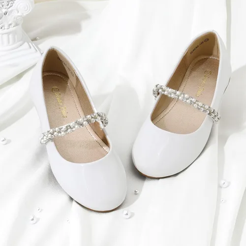 Vista 7 de DREAM PAIRS Zapatos de vestir Mary Jane para niñas, zapatos planos de bailarina para boda, fiesta (bebéniño pequeñoniño grande)