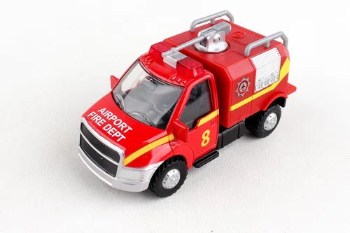 Vista 3 de Daron Lil Truckers Airport FIRE Camión, Rojo
