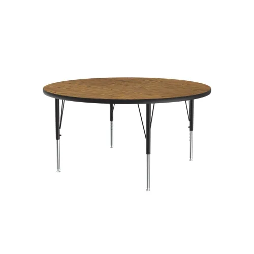Vista 39 de Correll Mesa de Actividades Rectangular para Aula de 24"x36", Altura Ajustable (19"-29"), Granito Negro Laminado Térmico Fusionado Duradero