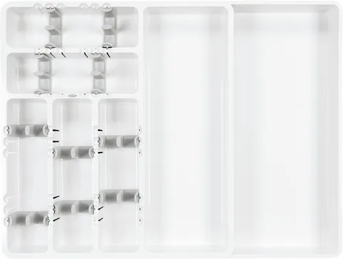 Vista 2 de OXO Good Grips - Organizador grande de utensilios expandible, color blanco