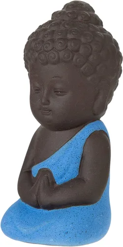 Vista 5 de Mini estatua de Buda, estatua de Buda de bolsillo, pequeña estatua de Buda, estatua de Buda bebé, escultura de Buda pequeña, Buda sentado, Buda