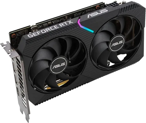 Vista 10 de ASUS Dual NVIDIA GeForce RTX 3060 OC Edition 8GB GDDR6 (PCIe 4.0, 8GB GDDR6, HDMI 2.1, DisplayPort 1.4a)