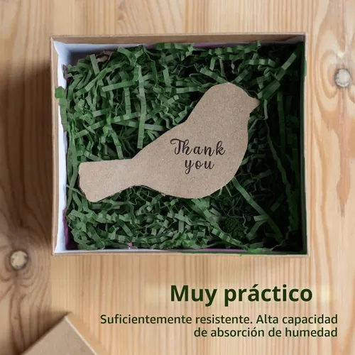 Vista 4 de Cinta de papel de rafia para envolver regalos/decoración de bricolaje, 328 pies 1 rollo (verde oscuro)