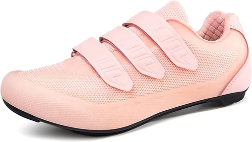 Vista 6 de Zapatos de ciclismo para hombres y mujeres compatibles con Peloton SPD SLLook Pedales de carreteramontaña zapatos de ciclismo con clip zapatos
