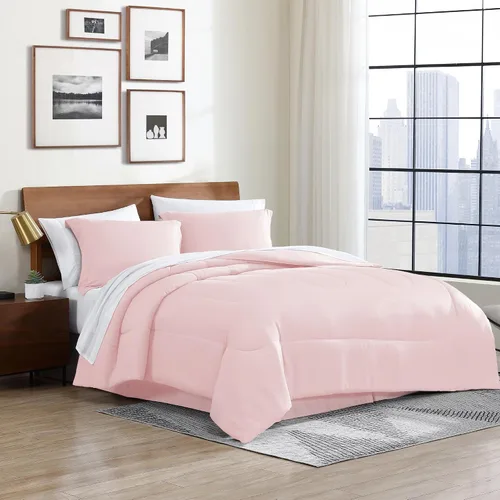 Vista 14 de Cathay Home Basic Bedding Home Essential - Juego de ropa de cama de microfibra ultrasuave y ligera, resistente a las arrugas, 6 piezas