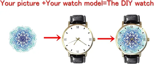 Vista 2 de Relojes personalizados para hombre - Relojes personalizados para mujer - Relojes personalizados para hombre o mujer - Relojes personalizados