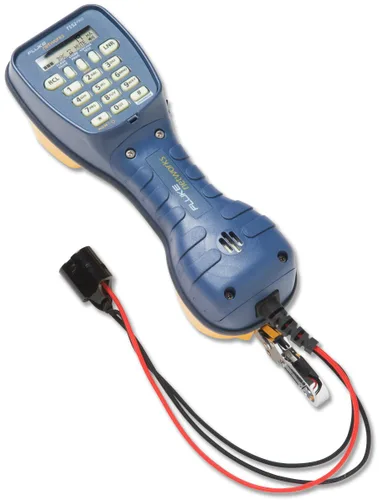 Vista 3 de Fluke Networks Set de multímetro probador de teléfono TS52 con pantalla LCD, 1