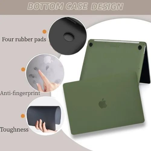 Vista 3 de Funda protectora compatible con MacBook Pro de 14 pulgadas, A2779, A2918, A2992, A2442, M1 Pro Max 2021, funda rígida mate lisa para Mac Pro de 14