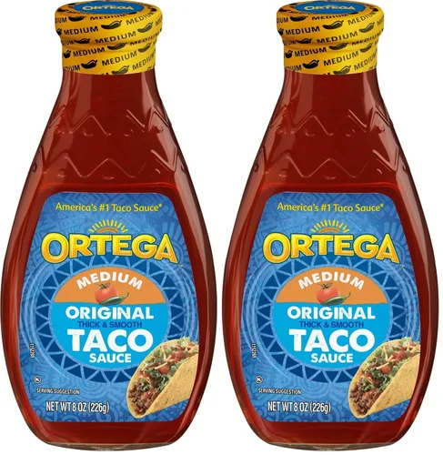 Vista 17 de Salsa picante para tacos Ortega Blazin’ Fire, 8 onzas