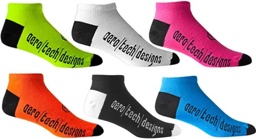 Vista 3 de Calcetines deportivos Coolmax, corte bajo, invisibles, fabricados en Estados Unidos