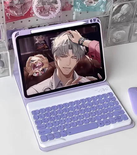 Vista 5 de Funda para iPad Air de 11 pulgadas con teclado M4/M3/M2/Air 5th Air 4ª