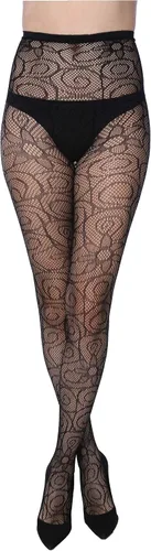 Vista 2 de Frenchic Fishnet - Medias de encaje para mujer, medias sexys, medias regulares y tallas grandes (paquete de 6)