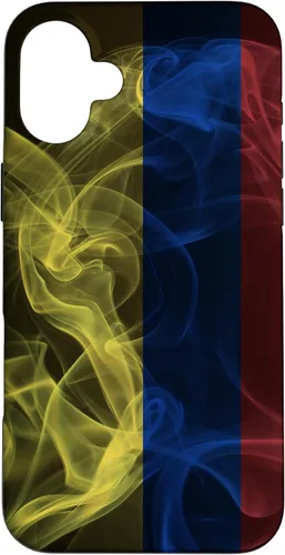Vista 23 de Smoky Colombia Flag - Funda de orgullo colombiano para iPhone 17