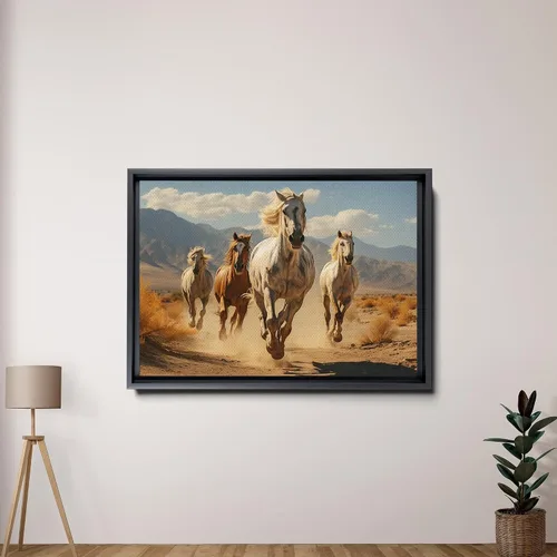 Vista 2 de StoreUSA97 Wild Spirit, Fine Art American Horses Print, Landscape Nature Wildlife, Mountain Mustangs, Fine Art Photography for Captivating Home Wall
