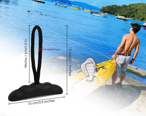 Vista 2 de DS. DISTINCTIVE STYLE Kayak Handles 2 Pieces Carry Handles Replacement Kayak Accessories