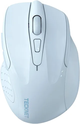 Vista 14 de TECKNET Ratón inalámbrico, BT 5.0/2.4G, silencioso 4800 DPI 6 botones Negro