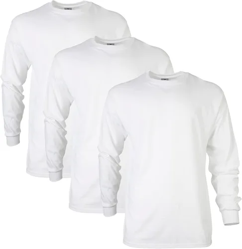 Vista 154 de Gildan - Camiseta de manga larga de algodón ultra estilo G2400 para adultos, paquete múltiple