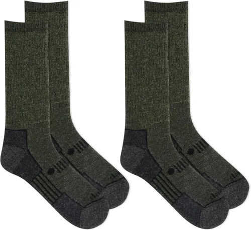 Vista 2 de Jeep Men's Heavy Duty Wool Crew Socks-2 Pair Pack-Cushioned Comfort