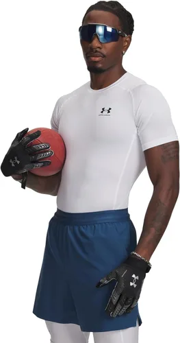 Vista 2 de Under Armour HeatGear - Camiseta de compresión de manga corta para hombre