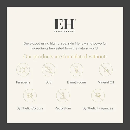 Vista 6 de Emma Hardie Kit de iniciación: Bálsamo limpiador de moringa de tamaño de viaje de 1.7 fl oz, tamaño de viaje, 0.5 fl oz de crema revitalizante Midas