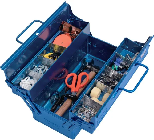 Vista 3 de Trusco ST-350-B Caja de herramientas de 2 niveles
