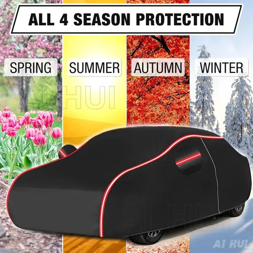 Vista 6 de Funda impermeable para automóvil compatible con H.o.n.d.a Odyssey Minivan (2005-2023), cubierta impermeable para todo tipo de clima