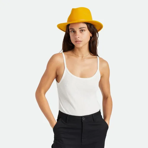 Vista 8 de Brixton Messer - Sombrero de fieltro de borde medio para hombre Negro
